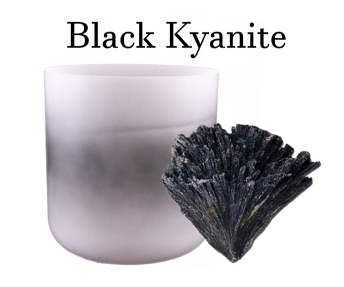 Black Kyanite Singing Bowls